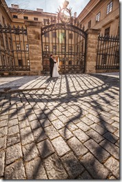 Свадебные фотографии - Прага и Вртбовский сад