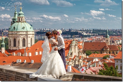 Фотографии со свадьбы в Праге - фотограф Владислав Гаус